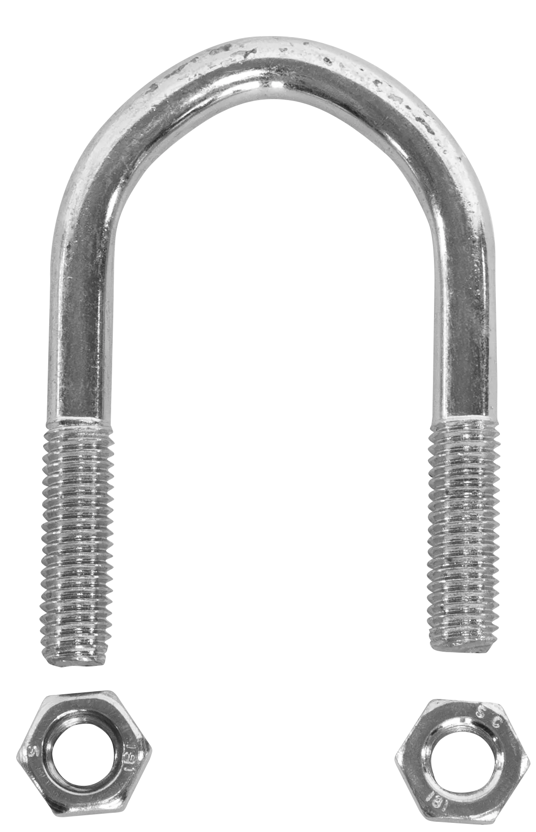 Bügelschraube M8, Ø 34 mm, mit 2 Muttern