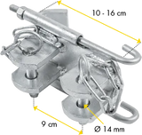 Halter für IPE-Träger 10-16 cm
