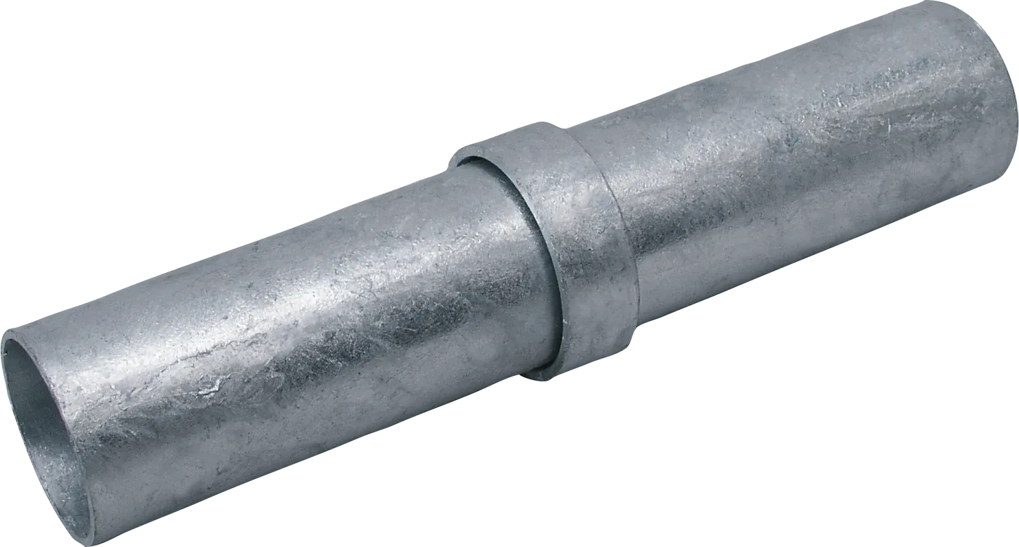 Rohrkupplung innen für Rohr 48 mm 1 1/2", l= 26 cm außen d= 40 mm