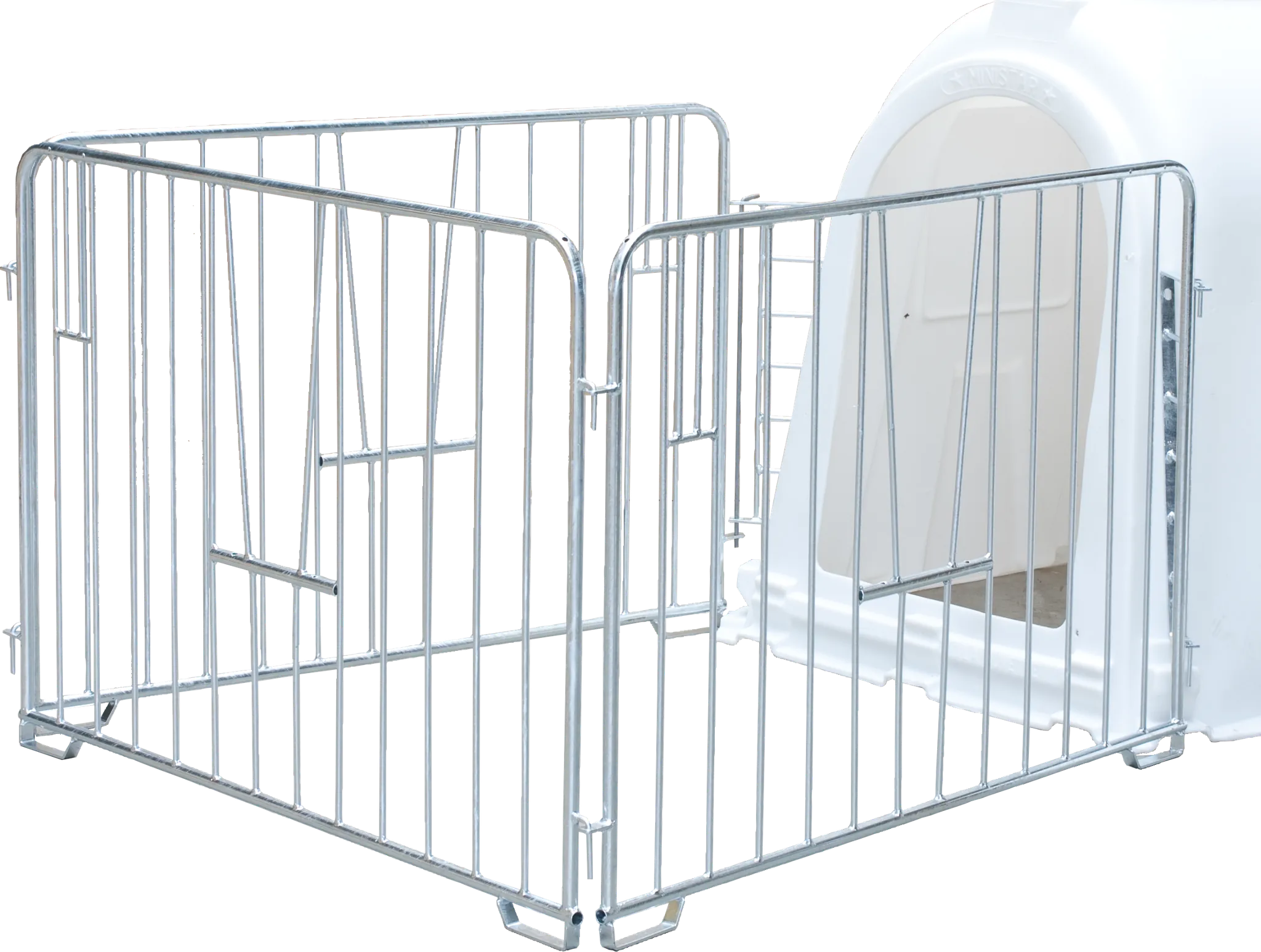 Umzäunung 1,5 m x 1.5 m, vz, für Kälberhütte Ministar/Logistar