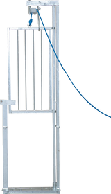 Falltor mit Seilbetätigung, für Schaf Fanganlagen, verzinkt