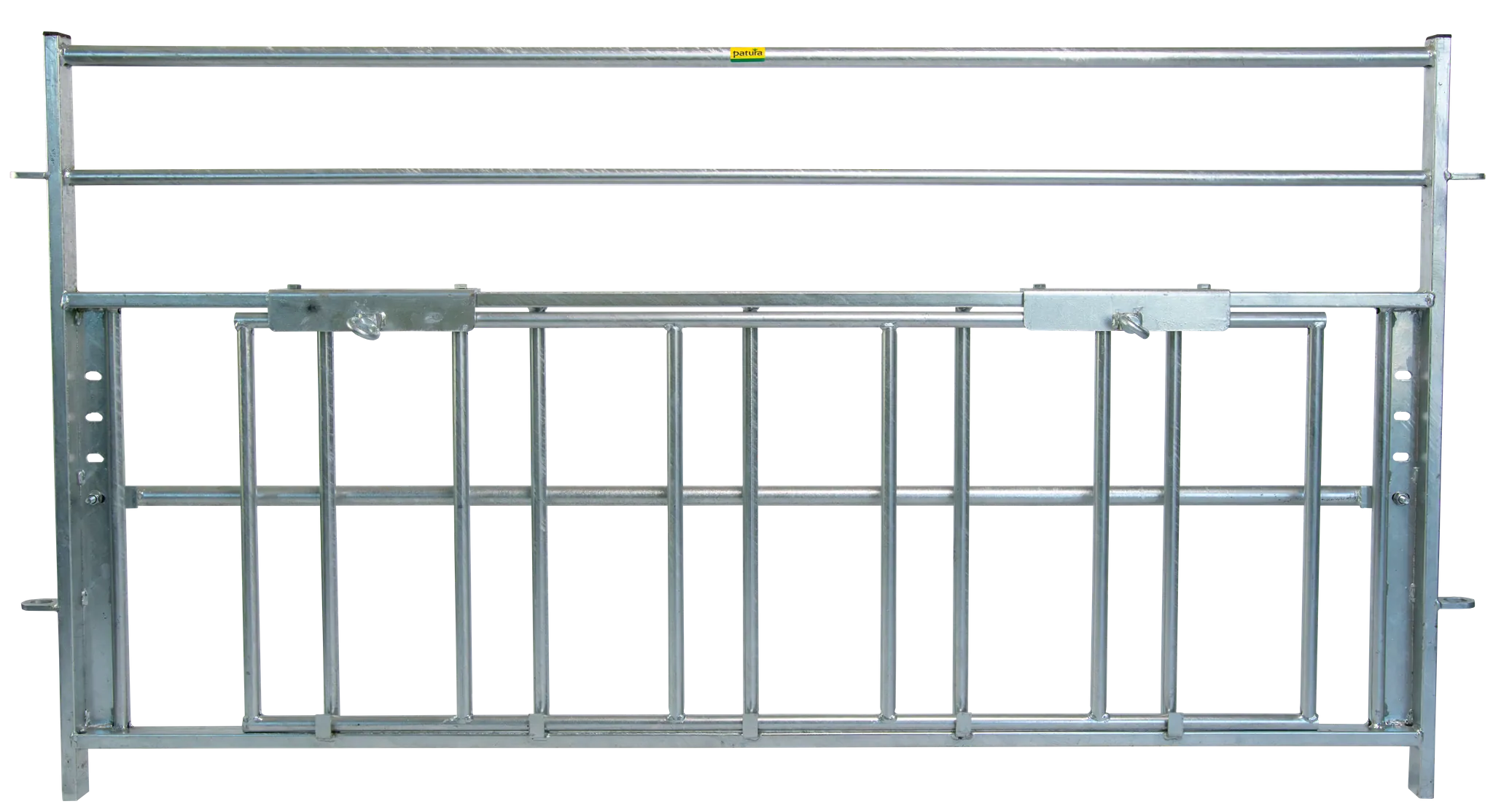 Abtrennung mit verstellb. Lämmerschlupf L= 1,89 m, H= 1,00 m