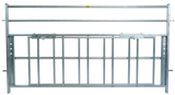 Abtrennung mit verstellb. Lämmerschlupf L= 1,89 m, H= 1,00 m