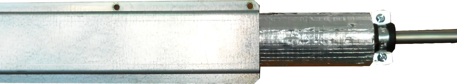 Rohrschutz, 100 cm, Edelstahl für Tränkezuleitung