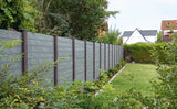 Sichtschutzwand aus Recyclingmaterial - Mittelstütze