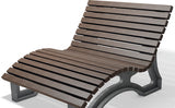 Liegebank Aveto aus Recyclingmaterial