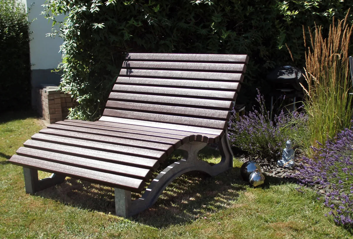 Liegebank Aveto aus Recyclingmaterial