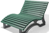 Liegebank Aveto aus Recyclingmaterial