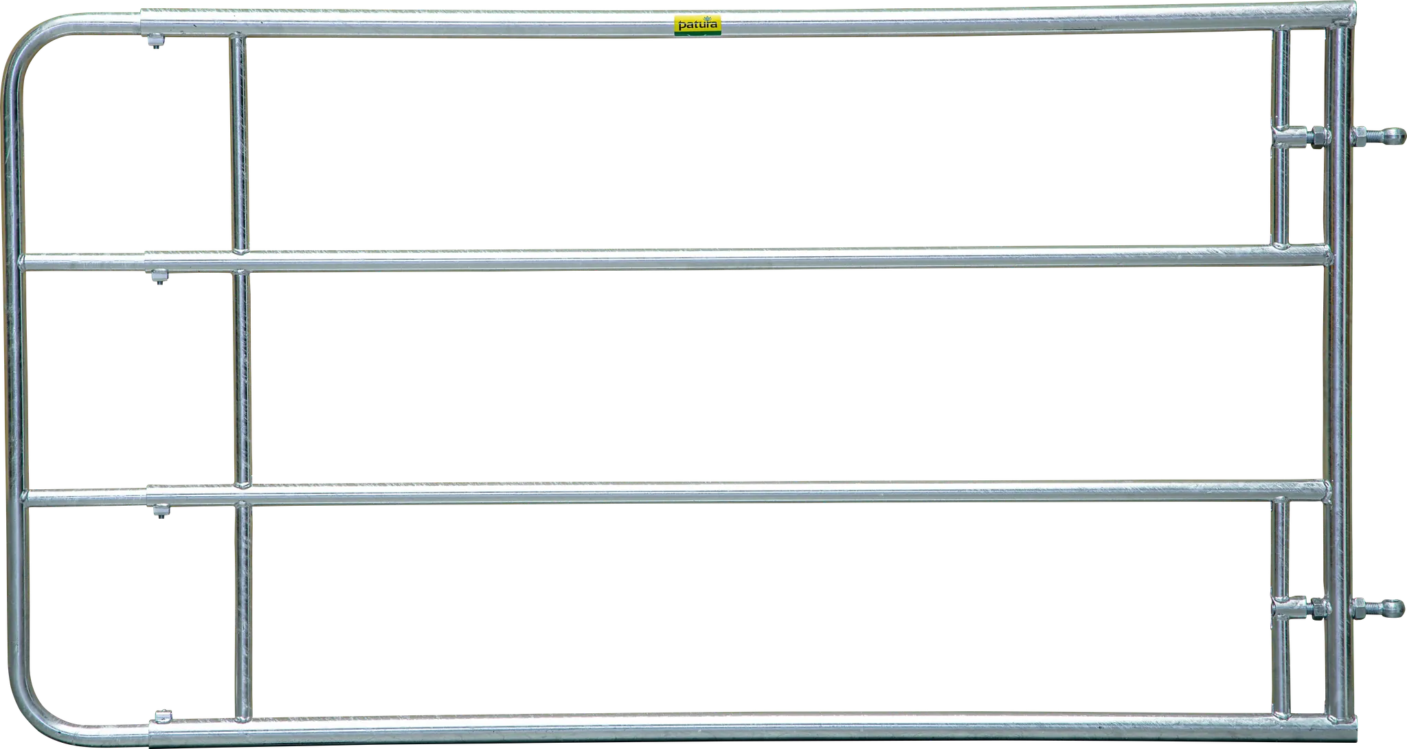 Pferde-Weidezauntor, verstellbar, 4-reihig, 1,10 m hoch, 5,00 - 6,00 m,