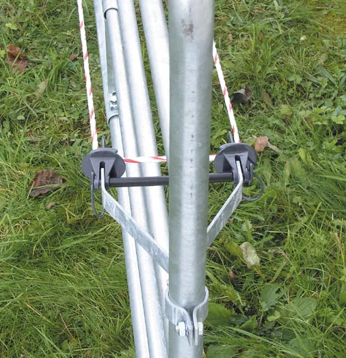 Pferde-Weidezauntor, verstellbar, 4-reihig, 1,10 m hoch, 5,00 - 6,00 m,