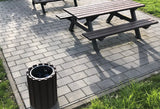 Abfallbehälter Scori aus Recyclingmaterial