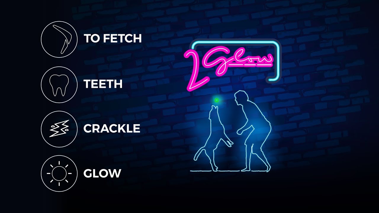 2 Glow Bite Right Tonight – Leuchtendes Kauspielzeug