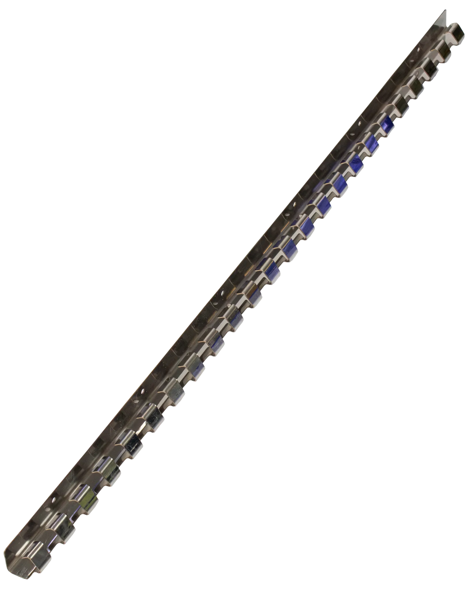 Befestigungsschiene mit 5 Pendelplatten L=984 mm, Edelstahl, mit Montagezubehör