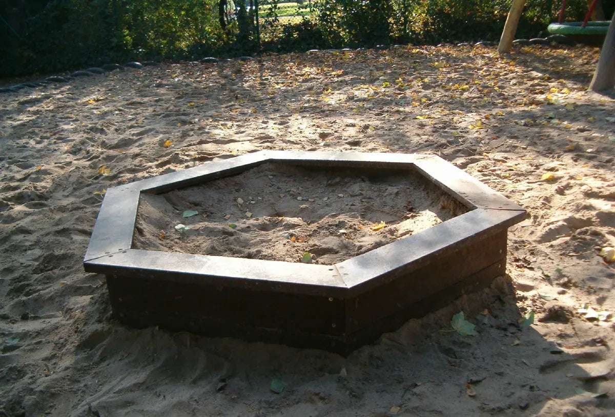 Sandkasten Kalahari aus Recyclingmaterial