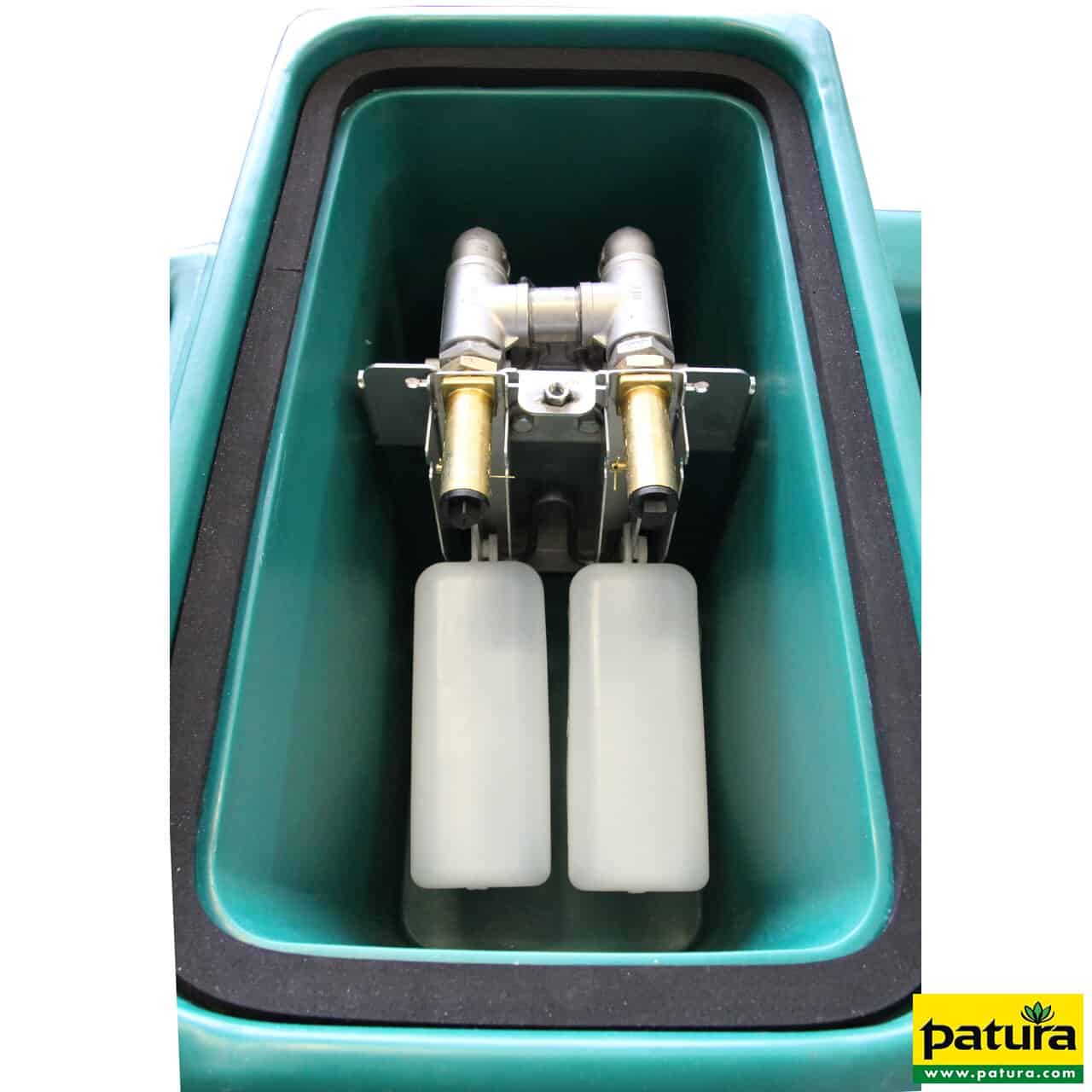 Thermo-Tränkwanne Mod. 6543 Länge 4.3 m, Maxiflow-Schwimmerventil,