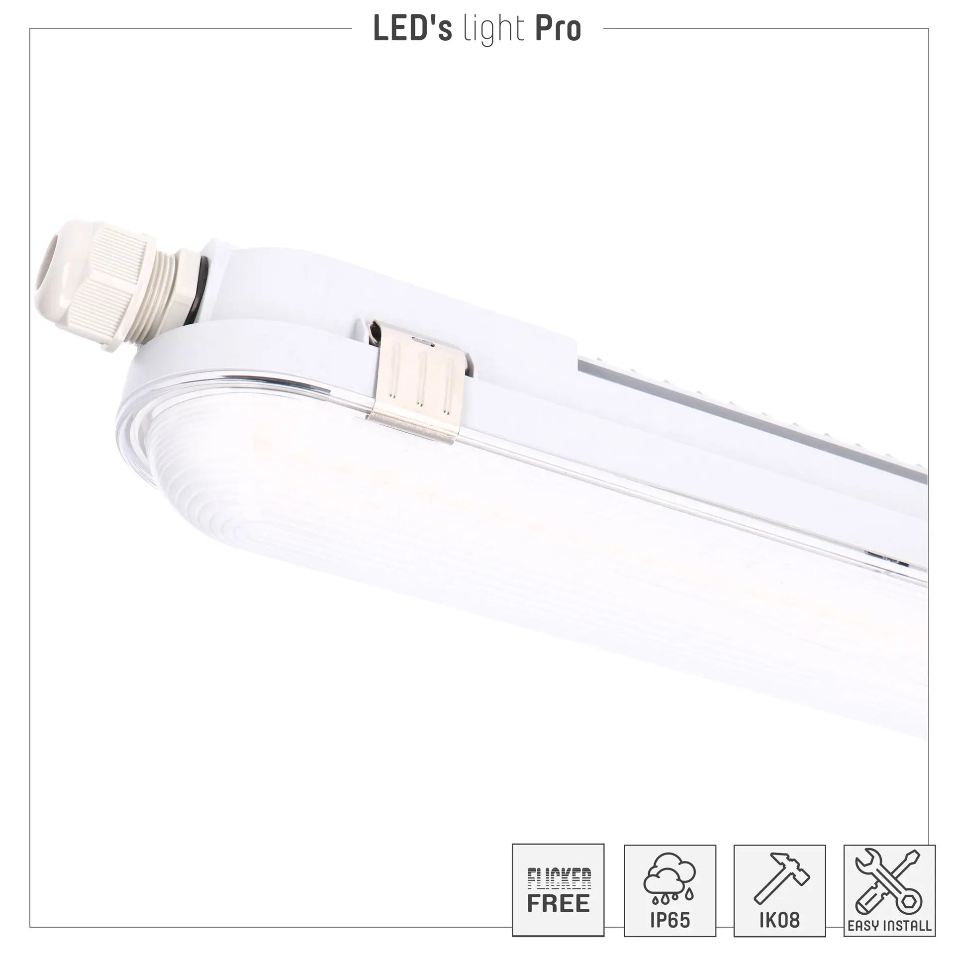 LED Wannenleuchte 120cm 30W