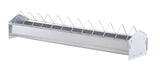 Metall Futtertrog 100cm für Hühner