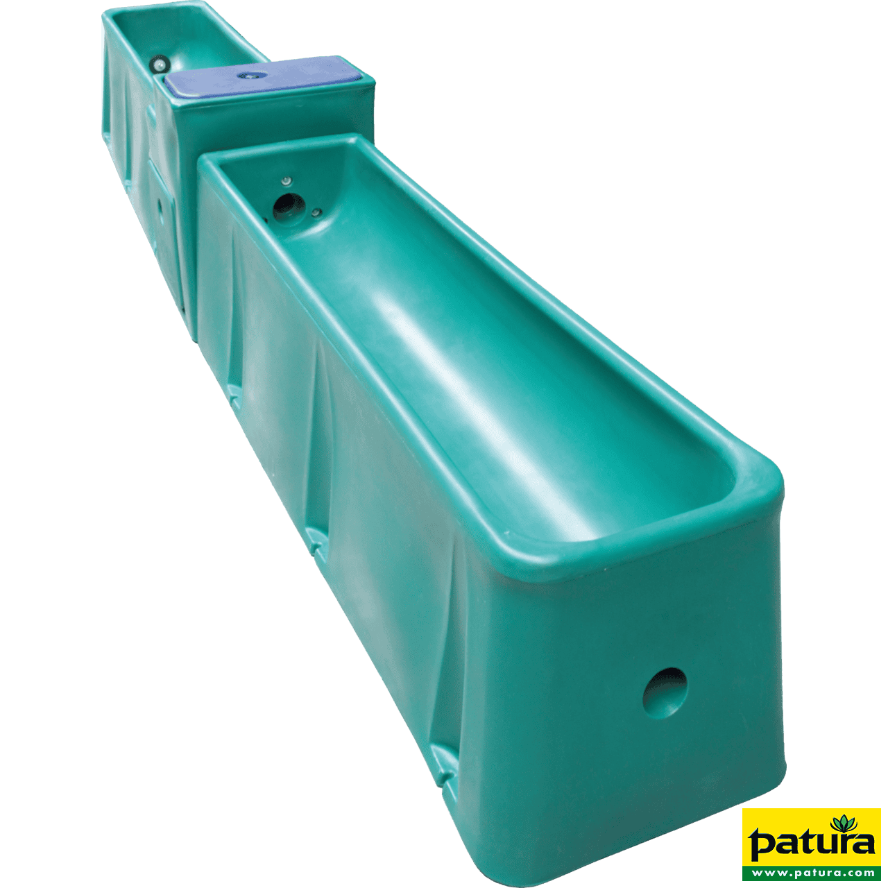 Thermo-Tränkwanne Mod. 6543 Länge 4.3 m, Maxiflow-Schwimmerventil,