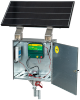 P4500 mit Sicherheitsbox XL, 110 W Solarmodul, 100 Ah Super-Vlies-Akku,