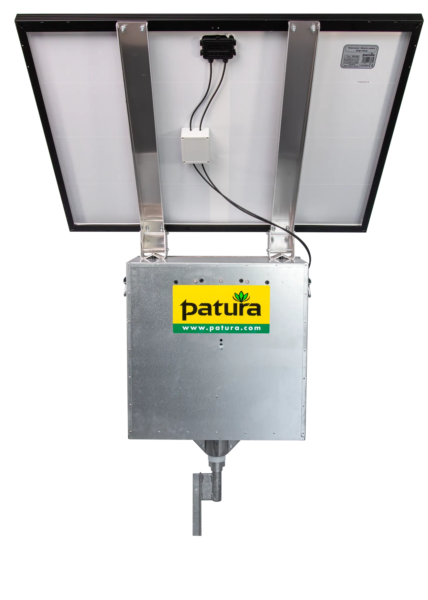 P6000, mit Sicherheitsbox XL, 200 W Solarmodul, 200 Ah Super-Vlies-Akku,
