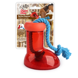 AFP Futterspender für Hunde, Stiefelform, Seil, 14 x 14 cm, Größe L