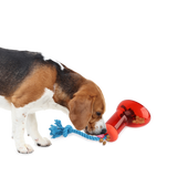 AFP Futterspender für Hunde, Stiefelform, Seil, 14 x 14 cm, Größe L