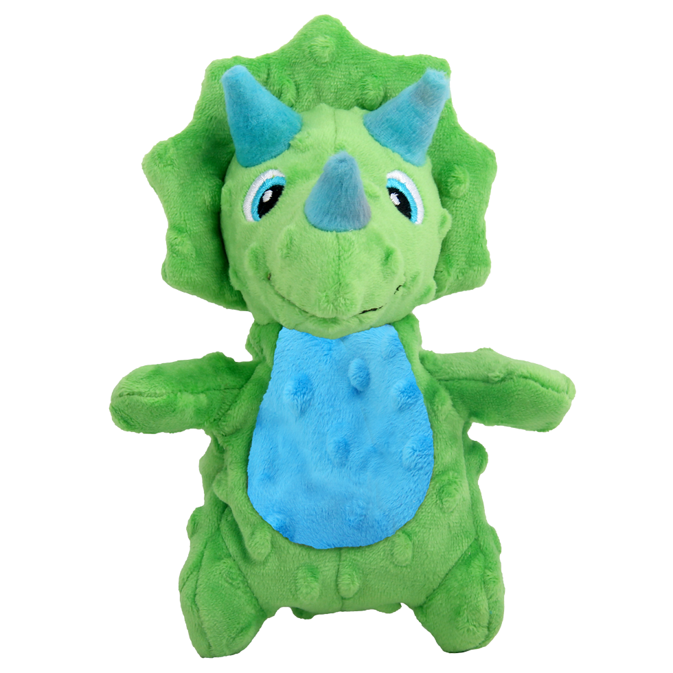 AFP Hundespielzeug, Triceratops, ca. 18 cm, mit Quietscher
