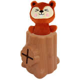AFP Hundespielzeug, Gummi, Kuscheltier Eichhörnchen, 6,5 x 8 x 13,2 cm