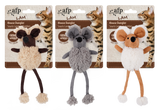 AFP Katzenspielzeug, Fleece und Plüsch, Catnip, 16 cm