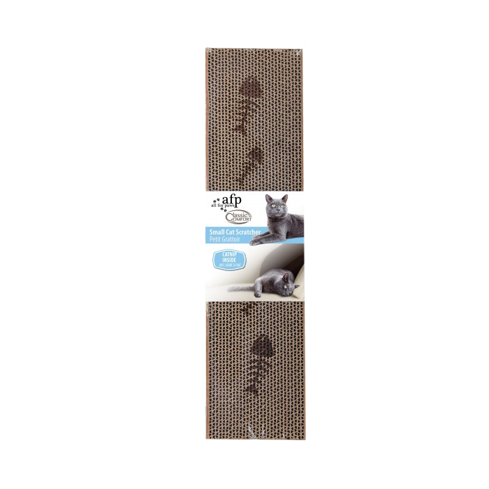 AFP Classic Comfort Kratzbrett Katze, Karton, Catnip, S