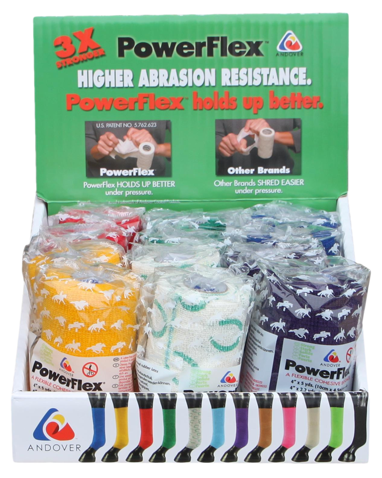PowerFlex Bandage, selbstklebend, Pferd, grün, 10 cm x 4,5 m