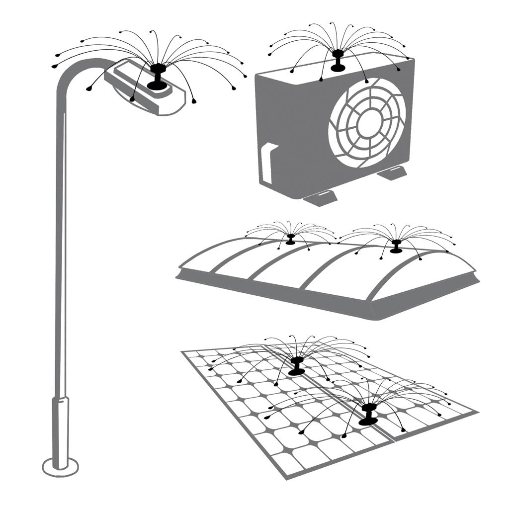 Birdshield Vogelabwehr drehbare Drähte, Ø 60 cm
