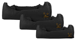 Bodyguard Hundebett, Schwarz, S, 65 x 55 cm