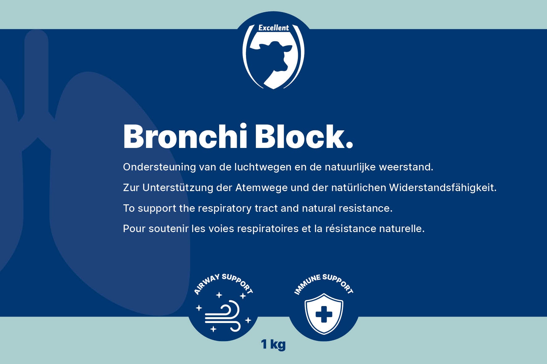 Excellent Bronchi Block für Kälber und Lämmer, 1 kg