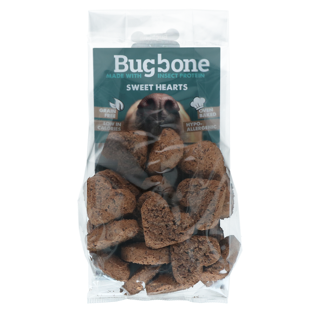 Bugbone Hundesnack, Insektenprotein, getreidefrei, hypoallergen, 24 Stk