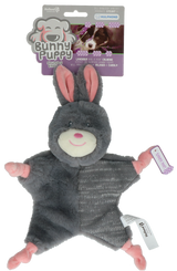 Bunny Puppy Hundespielzeug, Plüsch, Strickstoff, Lavendelfüllung, mit Quietscher, für Welpen und kleine Hunde