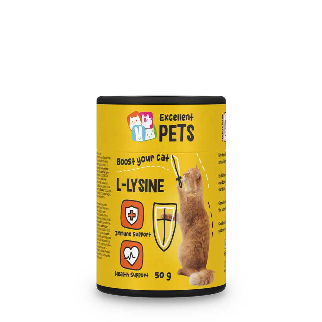 Excellent Pets L-Lysin Pulver, Katzen, 50 g