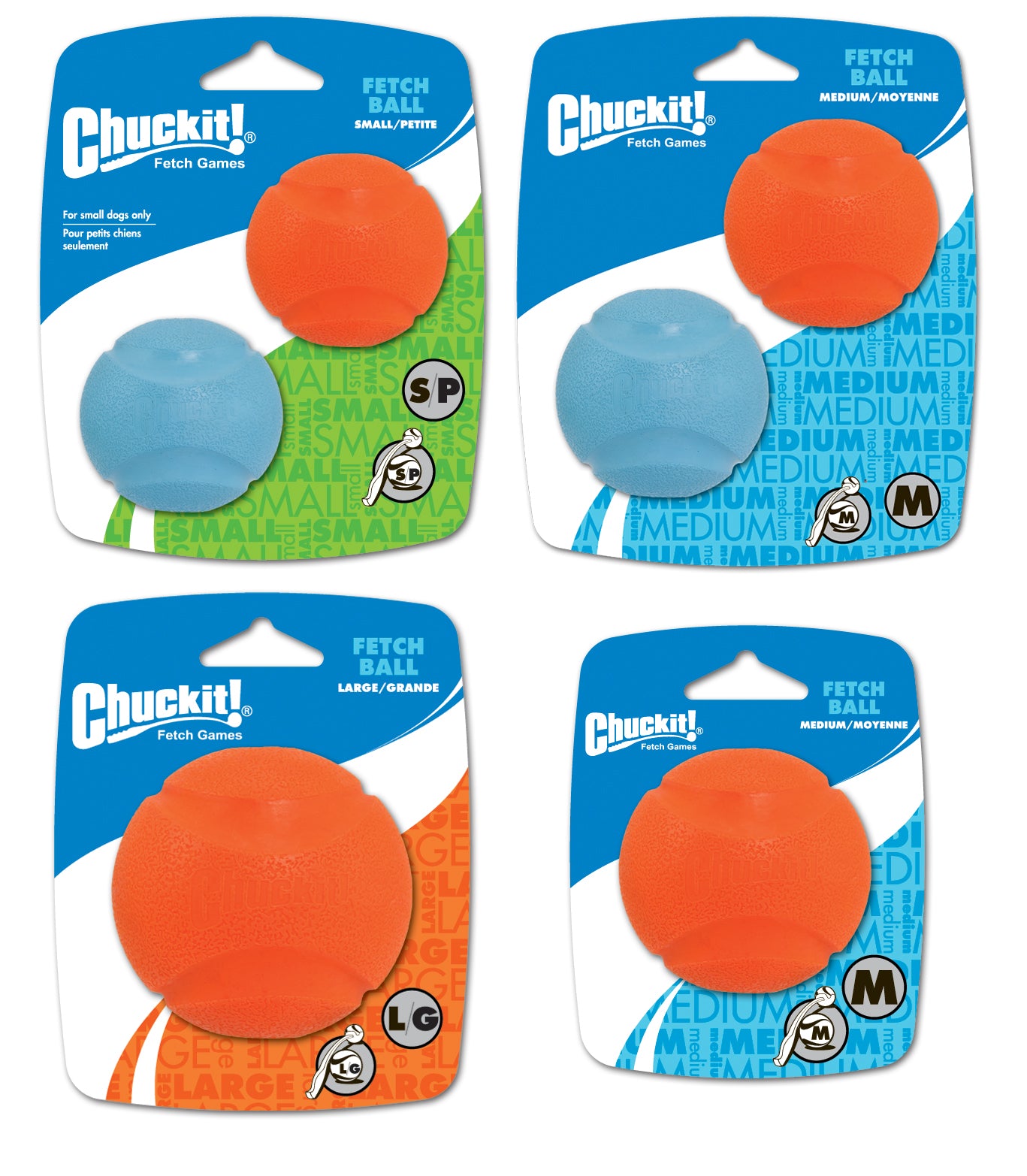 Chuckit! Fetch Ball, S, Ø 5 cm, 2 Stk