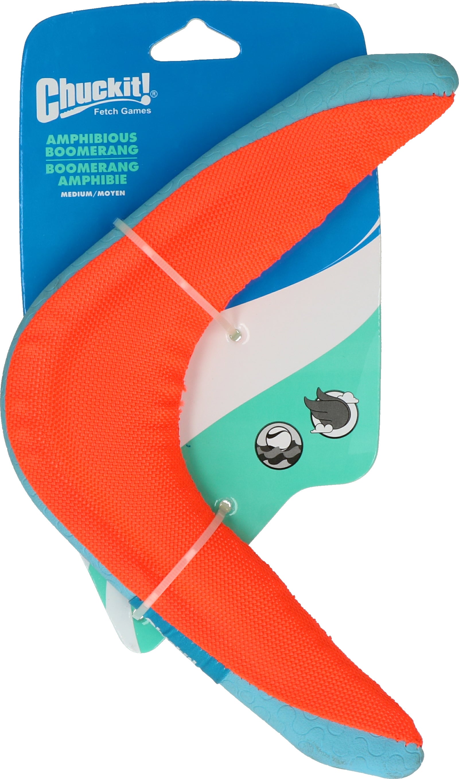 Chuckit! Hundespielzeug Boomerang, schwimmfähig, Größe M
