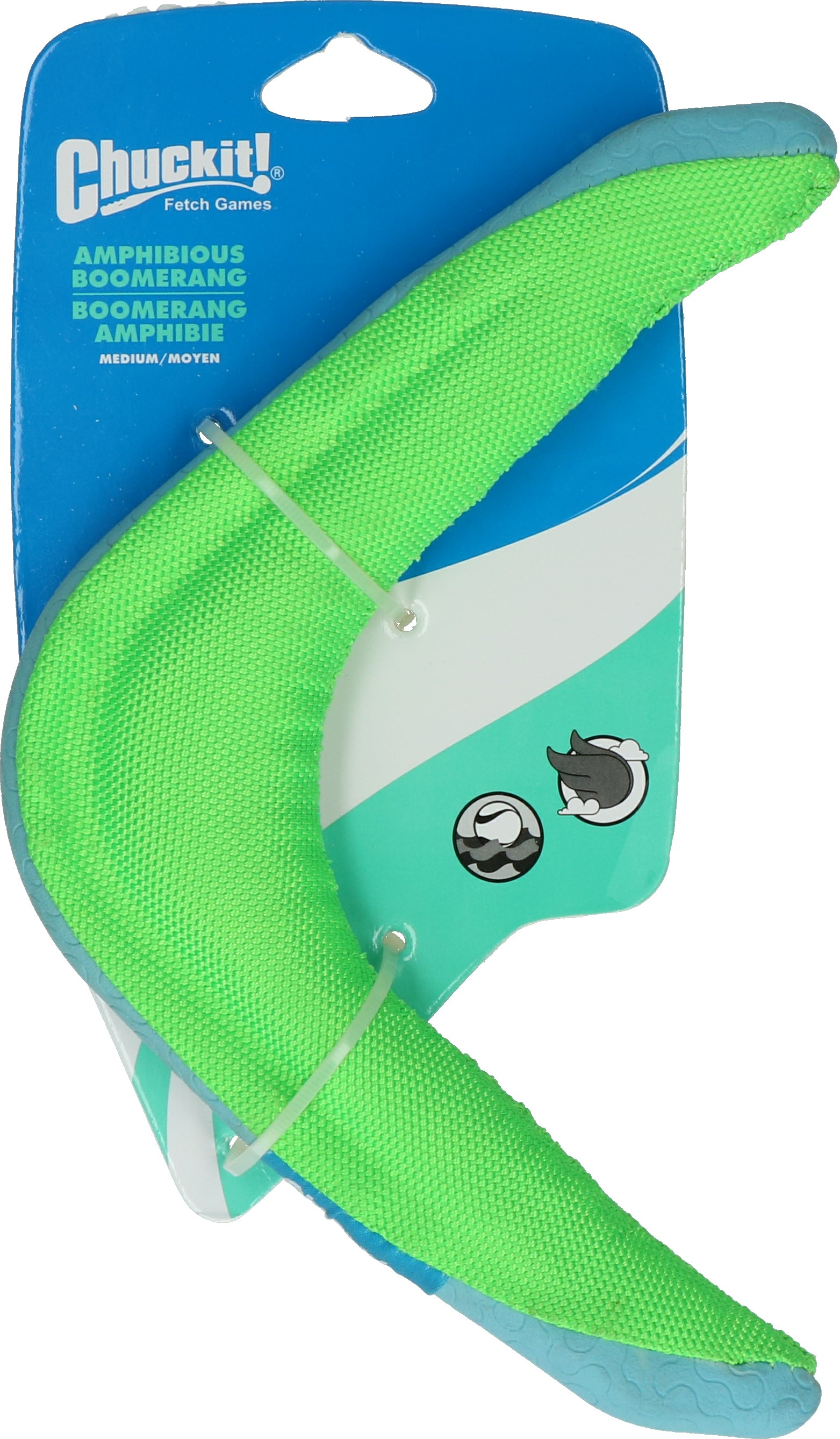 Chuckit! Hundespielzeug Boomerang, schwimmfähig, Größe M