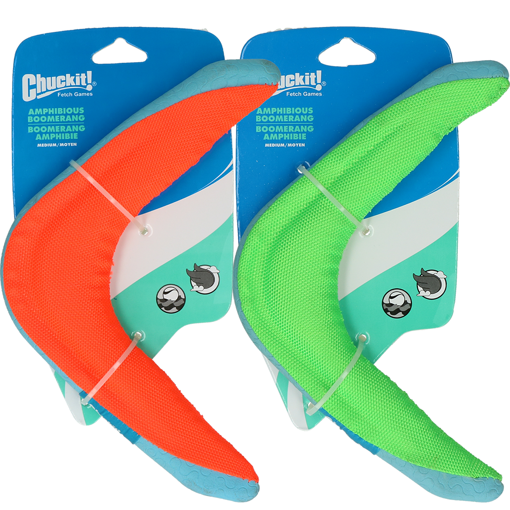 Chuckit! Hundespielzeug Boomerang, schwimmfähig, Größe M