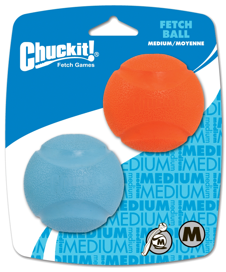 Chuckit! Hundeball, Kautschuk, Ø 6 cm, 2 Stk
