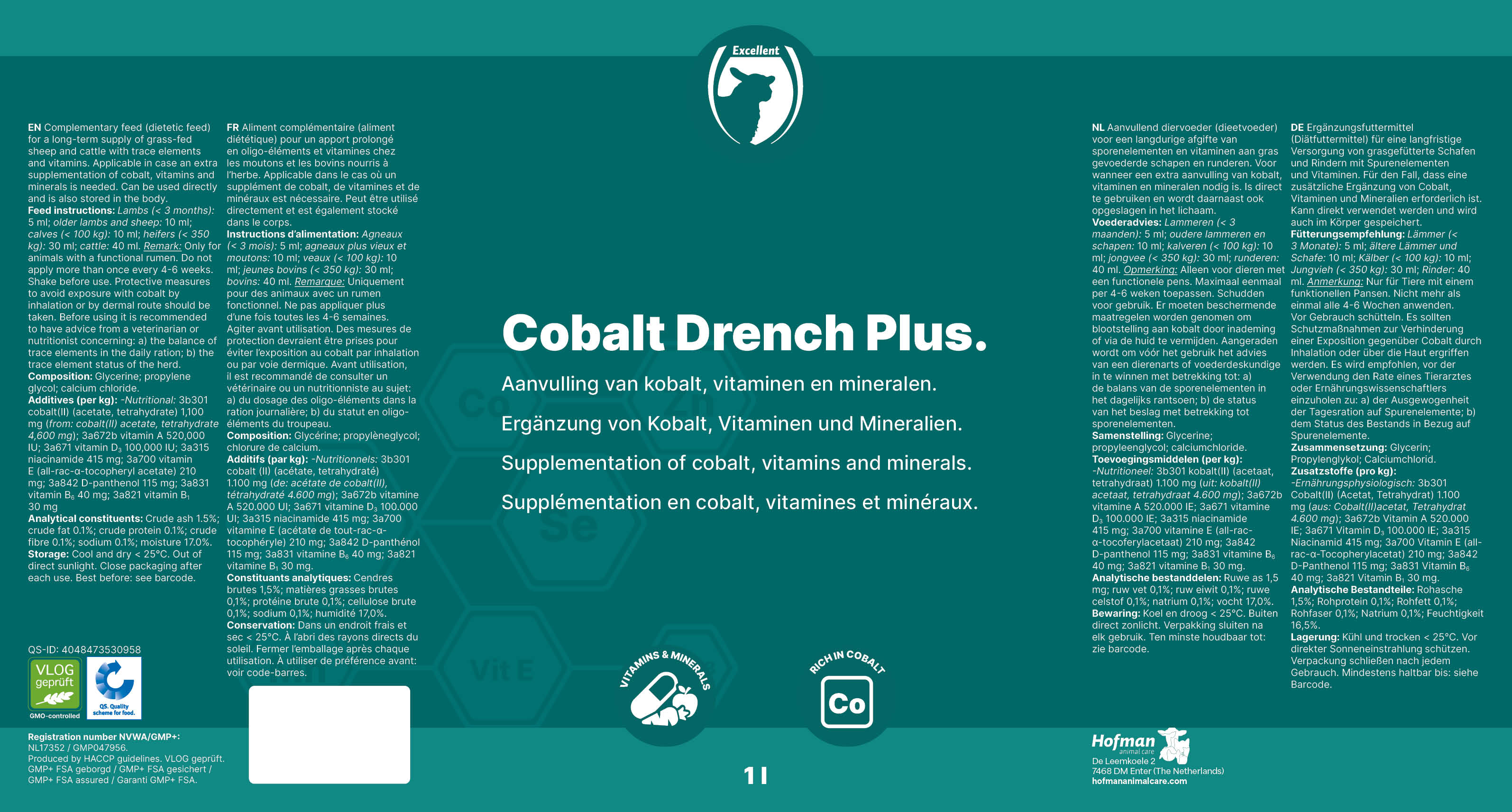Excellent Cobalt Drench Plus 1l