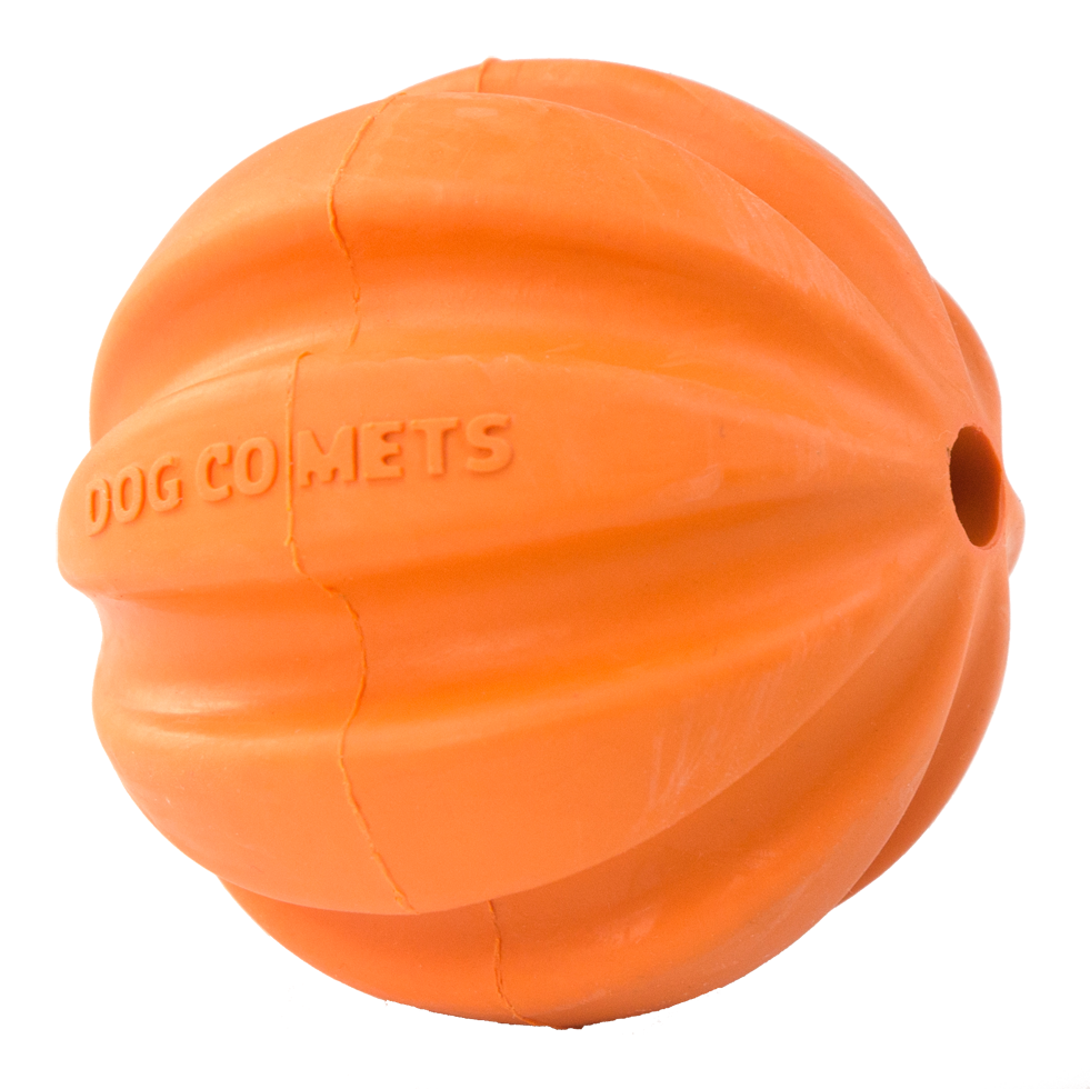 Dog Comets Hundeball Swift Tuttle, Naturkautschuk, Orange, Ø 6 cm
