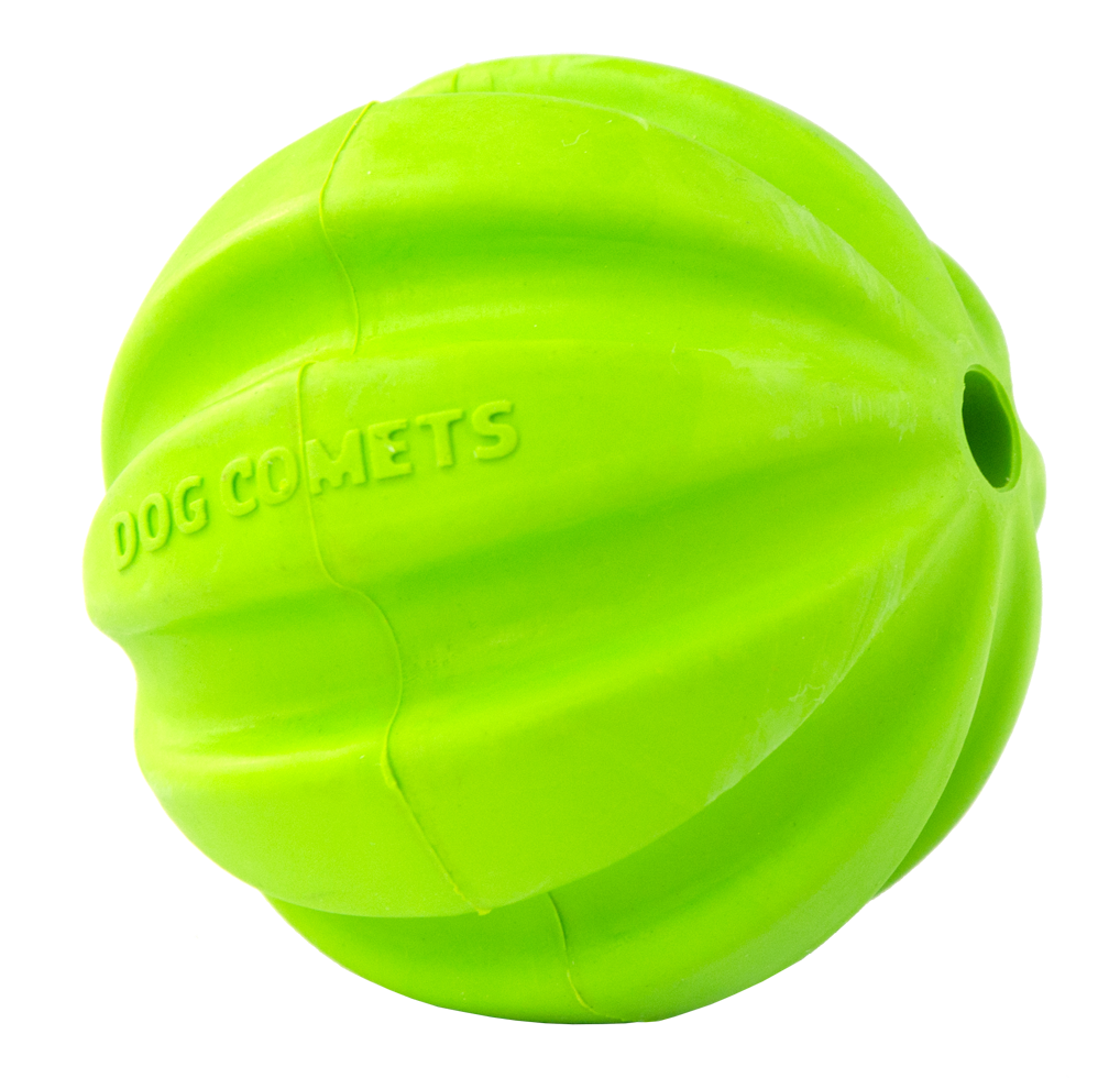 Dog Comets Hundeball Hale Bopp, Naturkautschuk, grün, Ø 6 cm
