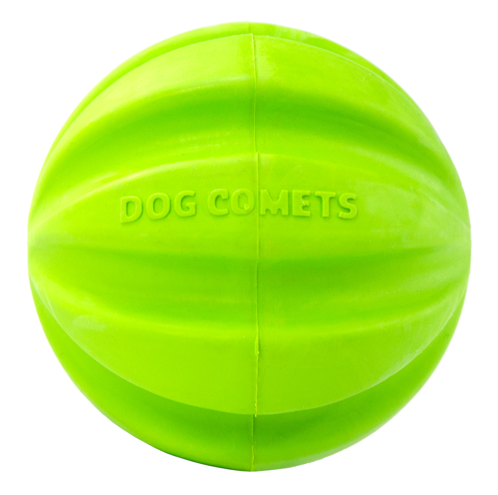Dog Comets Hundeball Hale Bopp, Naturkautschuk, grün, Ø 6 cm