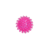 Dog Comets Igelball, S, Ø 5 cm, rosa, mit Quietsche