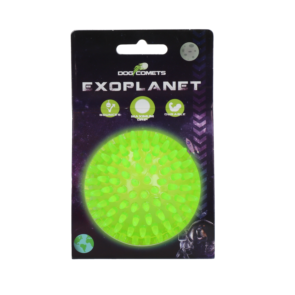 Dog Comets Igelball, Exoplanet, M, Ø 8 cm, grün