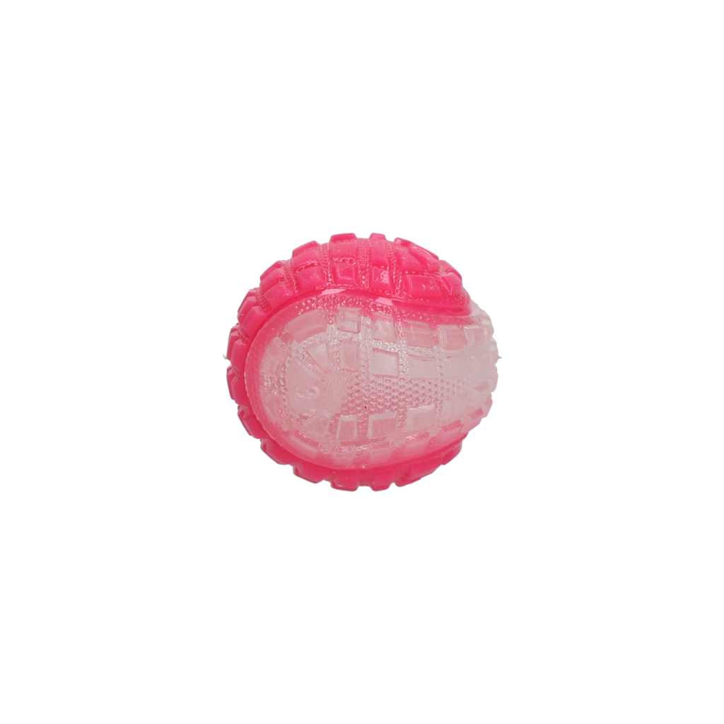 Dog Comets Hundeball, leuchtend, Ø 5 cm, mit Quietscher, schwimmfähig, S, rosa