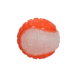 Dog Comets Hundeball, Glow in the Dark, mit Quietscher, schwimmfähig, Ø 7,5 cm, orange